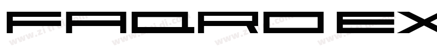 faqro extended itali字体转换
